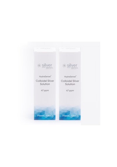 Silverbiotics 47PPM Hydrasense Kolloidal Gümüş Suyu 2 x 500 ML