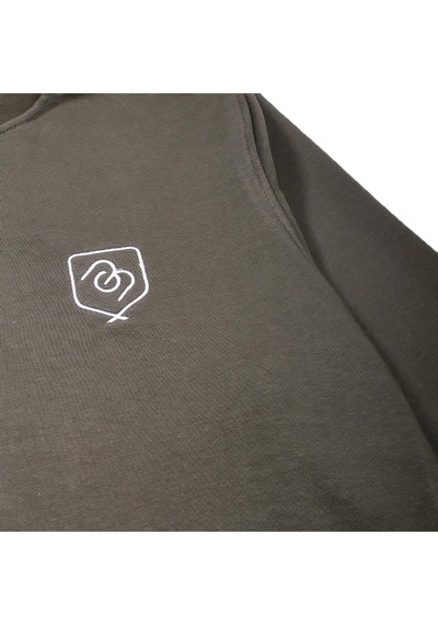 Bigümex The Brave Premium Erkek Sweatshirt 3 Iplik Yeşil