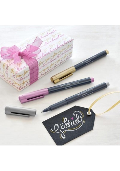 Faber-Castell Metalik Markör Kalem- Böğürtlen