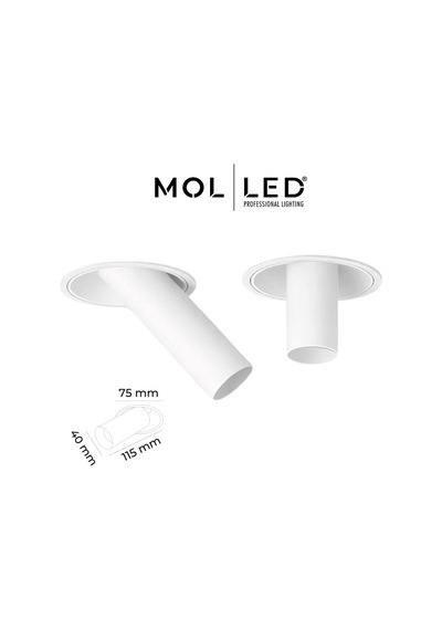 Molled Prizma Serisi 8w Sıva Altı Led Spot Beyaz Kasa 2700k - Mol5001-9