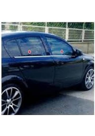 Opel Astra H Sedan Krom Cam Çıtası 4 Parça 2004-2009 Paslanmaz