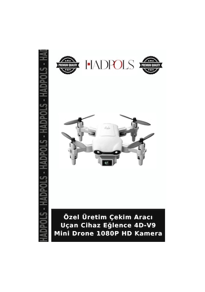 Özel Üretim Çekim Aracı Uçan Cihaz Eğlence 4d-v9 Mini Drone 1080p Hd Kamera