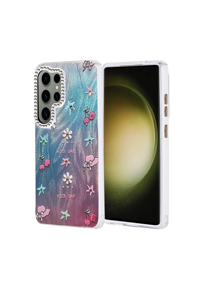 Samsung Galaxy S25 Ultra Kılıf Blade Aynalı Desenli Kapak - Desen 4