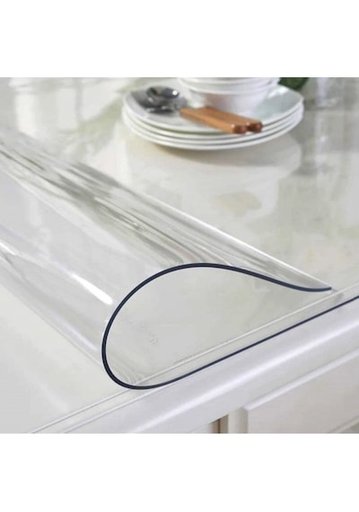 Şeffaf Masa Örtüsü 70Cm X 170Cm 1.8Mm Pvc Masa Örtüsü Koruyucu