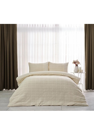 Doqu Home Multi Selection Çok Amaçlı Set Gloria Çift Kişilik - Bej
