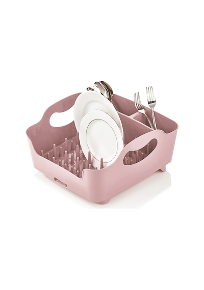 Tezgah Üstü Tabaklık Ve Bulaşıklık Plastik Pembe Diğer