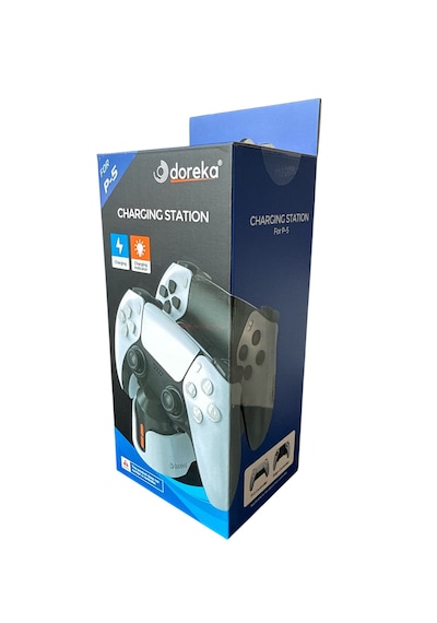 Doreka Ps5 Dualsense Şarj İstasyonu Playstation 5 Uyumlu Charging Station - Tp5-1501s Beyaz