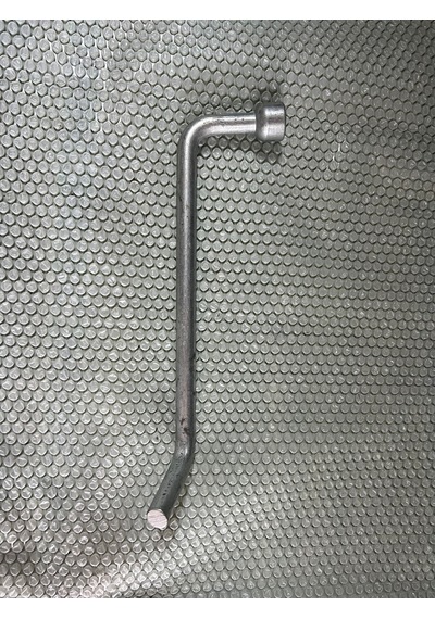 24 Mm Bijon Anahtarı Kalın L Tip Çelik Eğri Kol