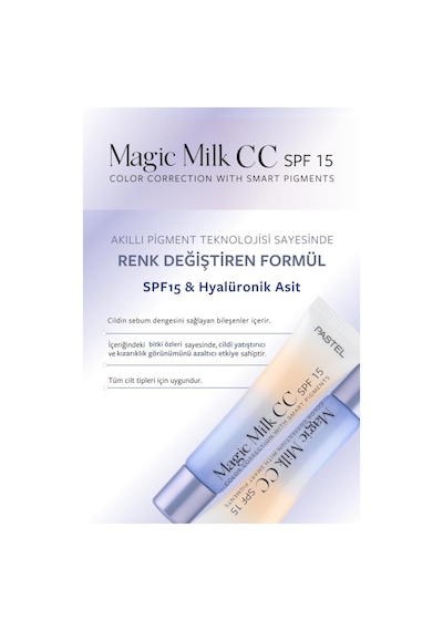 Pastel Magic Milk CC Cream SPF15 50 Light Medium
