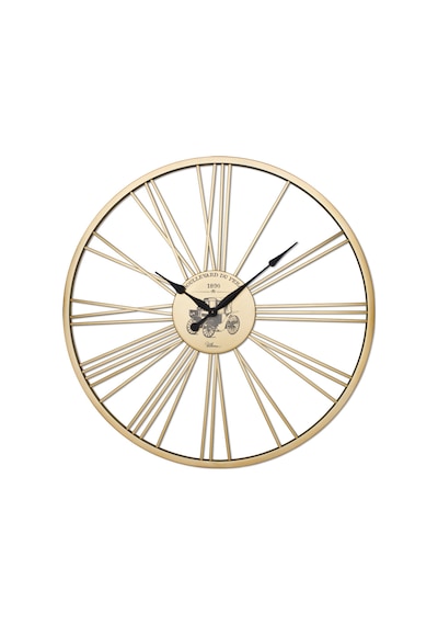 Ultima Regal Metal İskelet Kasa Modern Duvar Saati 90cm Varak Boy