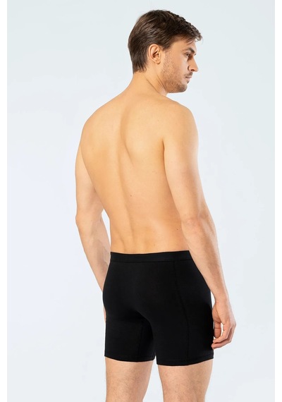 Cacharel 1335 Erkek Bel Bantlı Likralı Boxer-siyah Siyah