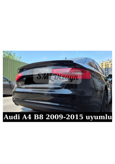 Audi A4 B8 Spoiler Spoyler Parlak Siyah 2009-2015