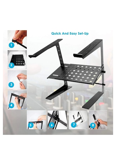 Pyle Plpts26 Ayarlanabilir Laptop Bilgisayar Ve Dj Controller Standı