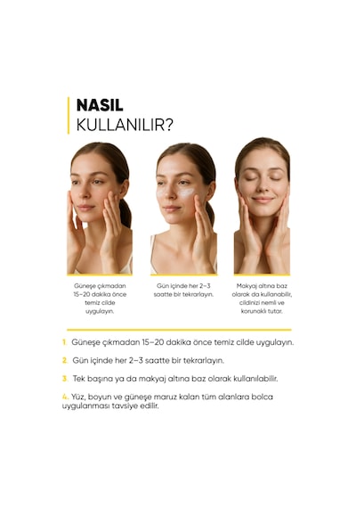 Mia Klinika Leke Karşıtı Güneş Kremi SPF50+ 50 ML