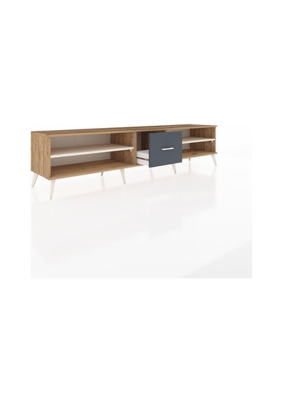 Hyperion Tv Ünitesi 2 Raflı Tek Çekmeceli 220x44x51 Çam-aytaşı/antrasit Aytası/antrasıt - Atlas Çam Hyperion Tv Ünitesi 2 Raflı Tek Çekmeceli 220x44x51 Çam-aytaşı/antrasit Aytası/antrasıt - Atlas Çam