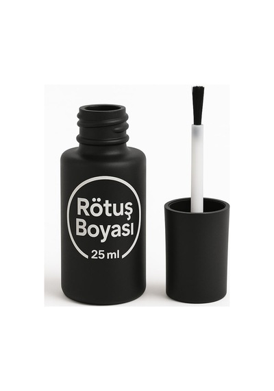 Piano Black Parlak Siyah Rötuş Boyası Fırçalı Set 25ml