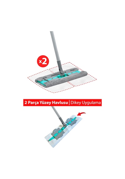 Smarter Yüzey Bez Uyumlu Magic Mop + Yer Temizlik Havlusu 30'lu
