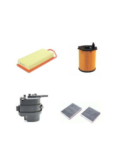 Bosch Filtre Bakım Seti Peugeot 207 1.4 Hdı Dizel 2007-2010 Hava + Yağ F + Yakıt F. + Polen Bosch