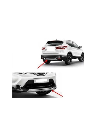 Nissan Qashqai Uyumlu 2014 2017 Ön Arka Difüzör