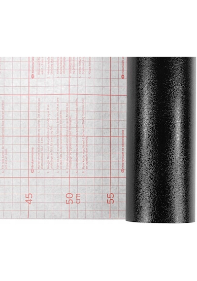 D-c-fix 276-0656 Kendinden Yapışkanlı Siyah Deri Görünümlü Folyo 45 Cm X 2 Mt