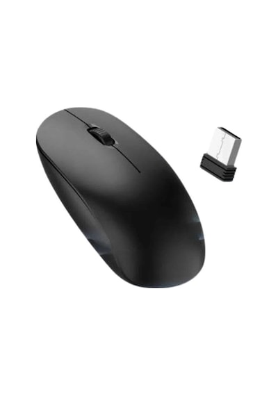 Siyah Kablosuz Mouse Wireless Mouse Minimal Tasarım