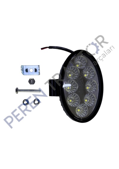 Ll0024 Oval 8 Li Led Lamba 12-24v / Bütün Traktörlere Uyumlu