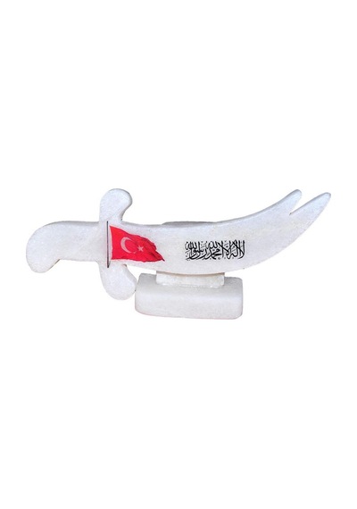 Kılıc Desenli Tevhid Bayrak Logolu Doğal Kaya Tuzu Biblo 2-3 KG