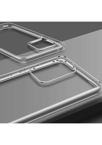 Huawei P40 Kılıf Lüx Şeffaf Silikon Kılıf