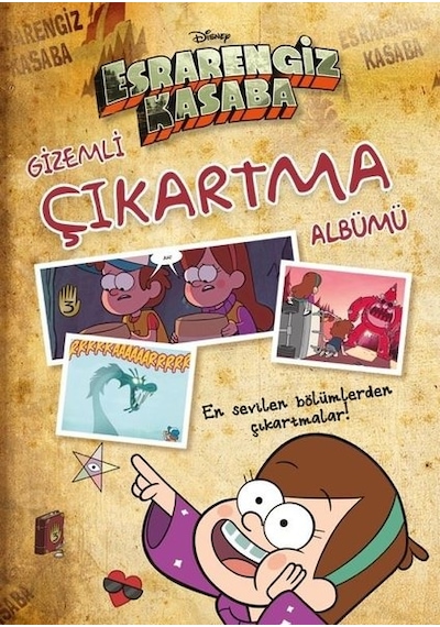 Disney Esrarengiz Kasaba - Gizemli Çıkartma Albümü- Beta Kids