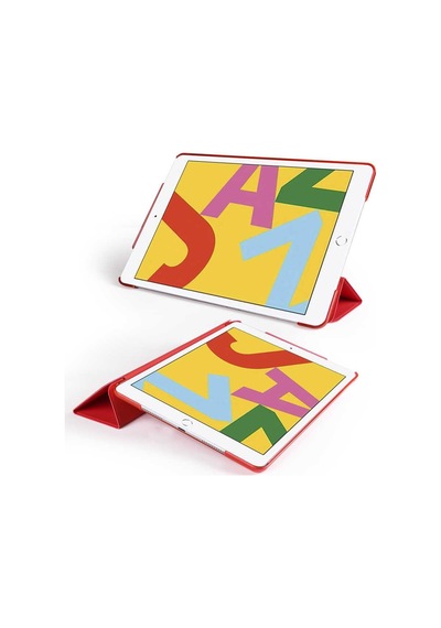 Apple iPad Uyumlu 10.2" 8.nesil Fuchsia Smart Cover Standlı 1-1 Kılıf Kapaklı Kılıf