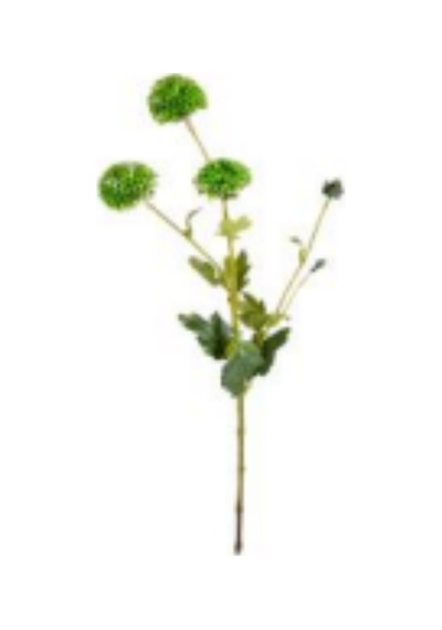 Yapay Çiçek Kadife Çiçeği Yeşil 64 Cm. Çok Renkli