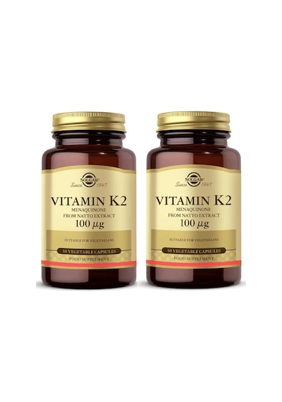 Solgar Vitamin K2 100 MG 50 Tablet 2'li