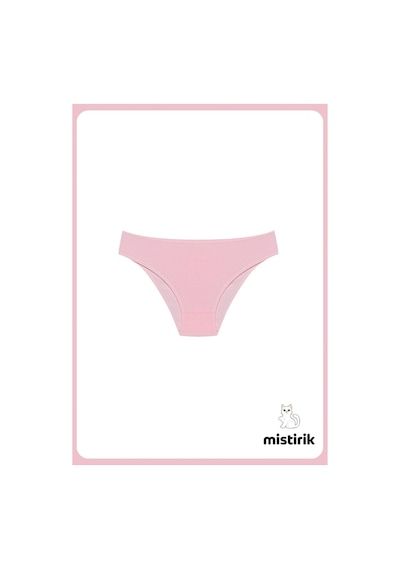 Taranto Model Fitilli Pamuklu Slip Esnek Komforlu Hava Alan Külot Açık Pembe Renk Açık Pembe