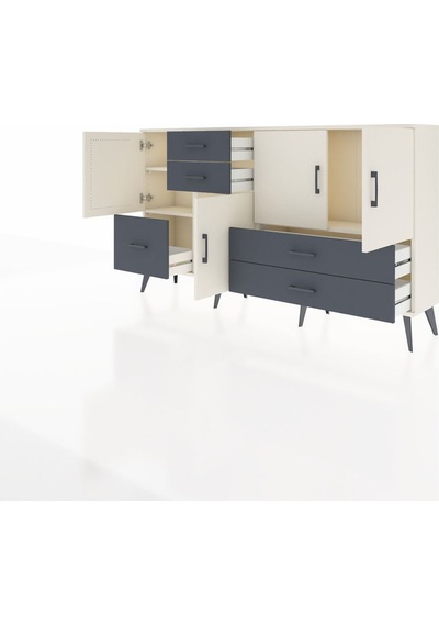 Arges Konsol 4 Raflı 5 Çekmeceli 4 Kapaklı 176x30x99 Aytaşı-aytaşı/antrasit Aytası/antrasıt - Aytası Arges Konsol 4 Raflı 5 Çekmeceli 4 Kapaklı 176x30x99 Aytaşı-aytaşı/antrasit Aytası/antrasıt - Aytası