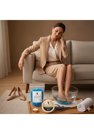 Ayak Bakım Tuzu Lavanta 750 G + Ayak Bakım Kremi 125 Ml 2 Li Spa Bakım Seti
