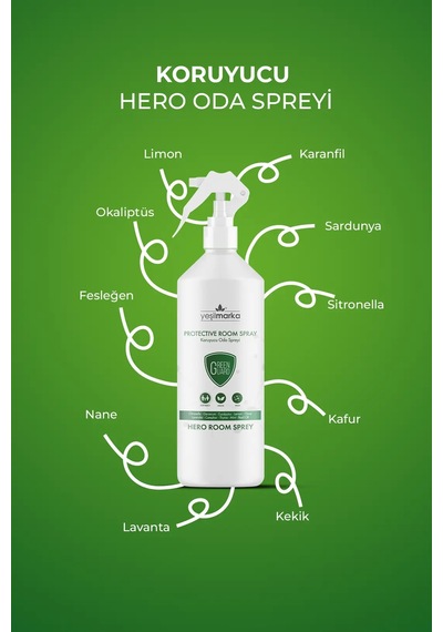 Yeşilmarka Dış Etkenlere Karşı Oda Koruyucu Oda Spreyi 350 Ml