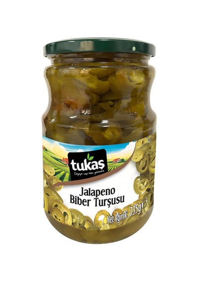 5 Adet Tukaş Jalapeno Biber Turşusu 335 G
