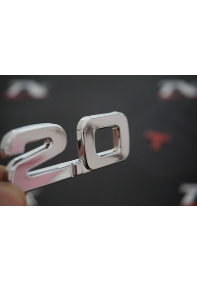 Dk Tuning Audi 2.0 T Bagaj Krom Metal 3m 3d Yazı Logo Arma