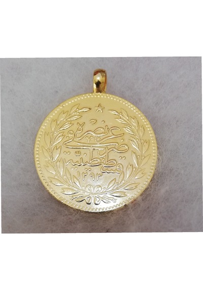 Altın Kaplama Reşat Altını 3.5 Cm Sarı