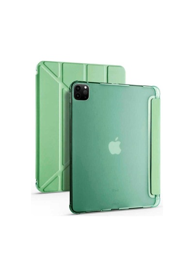 Apple Uyumlu iPad Pro 12.9 2022 M2 Kılıf Zore Tri Folding Kalem Bölmeli Standlı Kılıf Kapaklı Kılıf