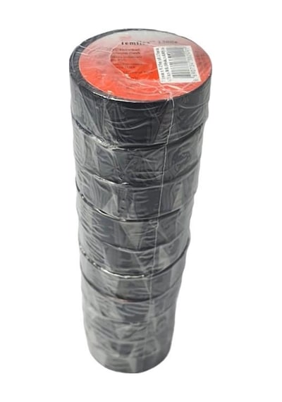 3M Temflex 1300E Siyah Bant - 10 Adet