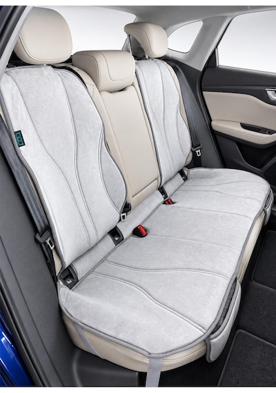 Bod Audi Q4 E-tron Oto Koltuk Koruyucu Kılıf 2022-2026 Latmos Serisi Gri