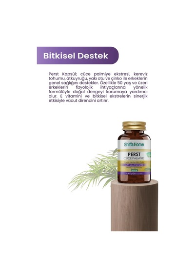 Aksu Vital Shiffa Home ﻿Perst Cüce Palmiye 60 Kapsül