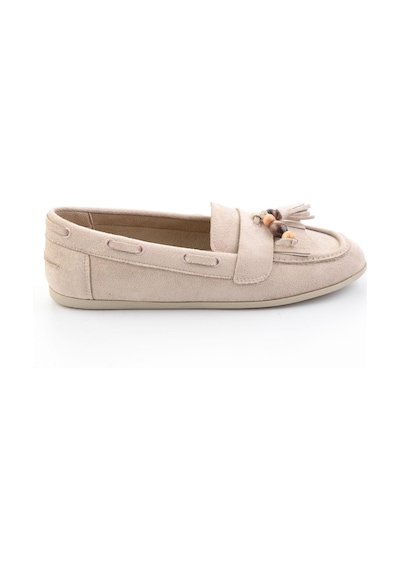 Bambi Bej Kadın Loafer Ayakkabı K01566004972 Bej