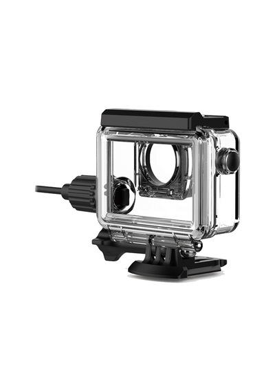 Sjcam Sj8 Motosiklet Şarjı Ve Su Geçirmez Housing Kılıf Şefaf