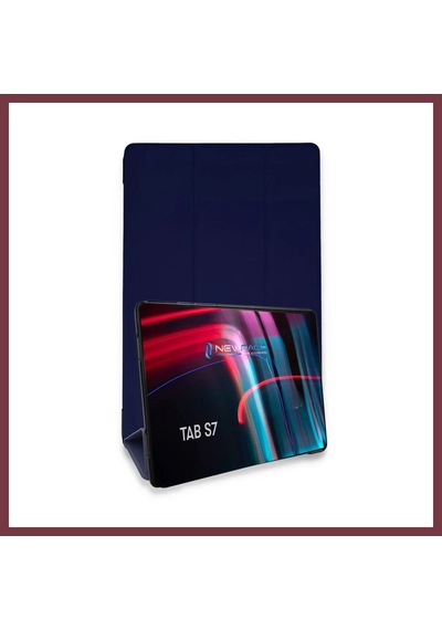 Storeşahin Samsung Uyumlu Galaxy T870 Tab S7 11 Kılıf Tablet Smart Kılıf - Lacivert Shn0720