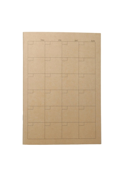 Muji Aylık Planlayıcı- Montly Planner Krem