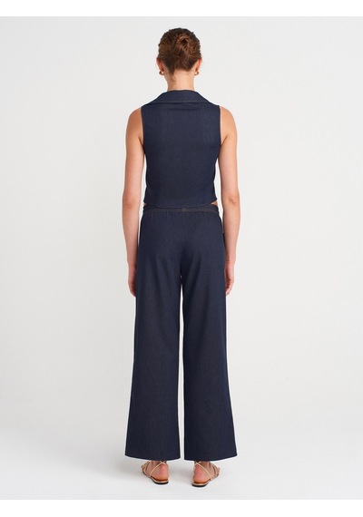 Dilvin 72157 Pijama Pantolon-lacivert Lacivert