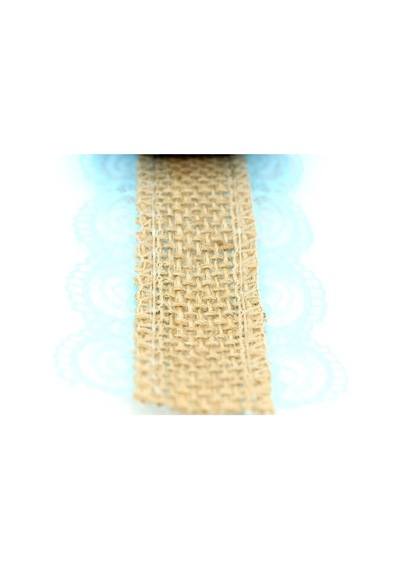 Dantelli Jüt Kurdele. 5.5 Cm X 2 Mt - Mavi