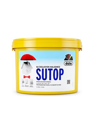 Düfa Sutop Elyaflı Su Kesici Çatı İzolasyon Malzemesi 20 Kg Beyaz